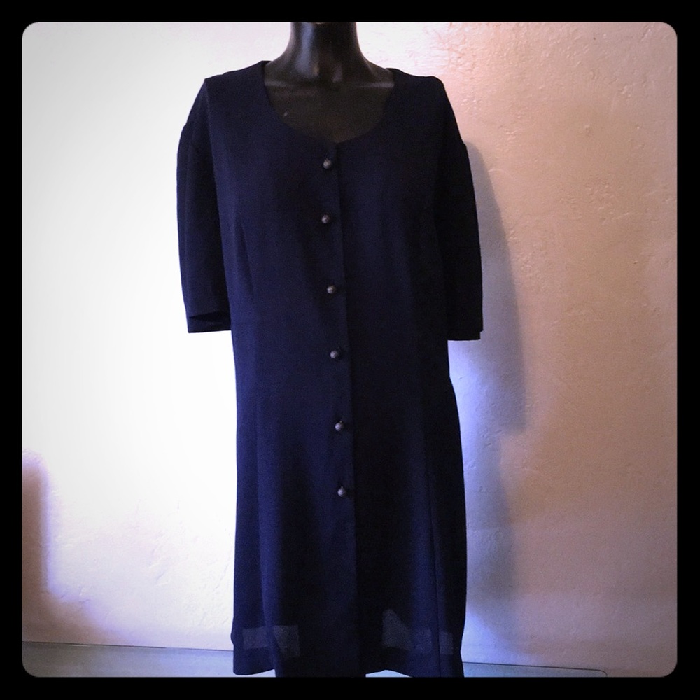 Chaus Navy Blue Dress